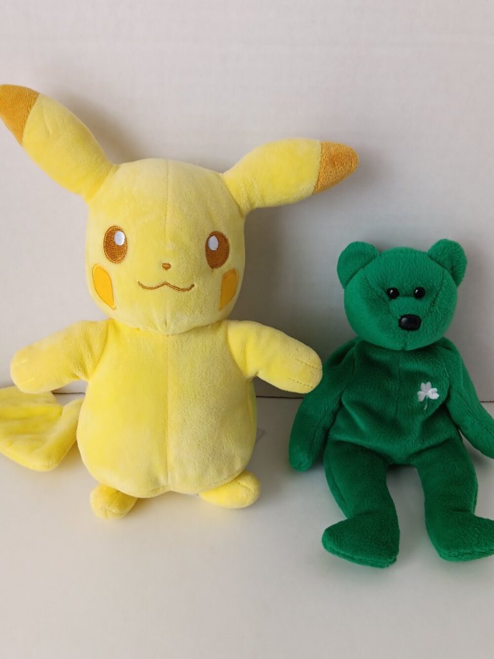 Pokemon Pikachu & Erin Beanie Baby Stuffed Toy set